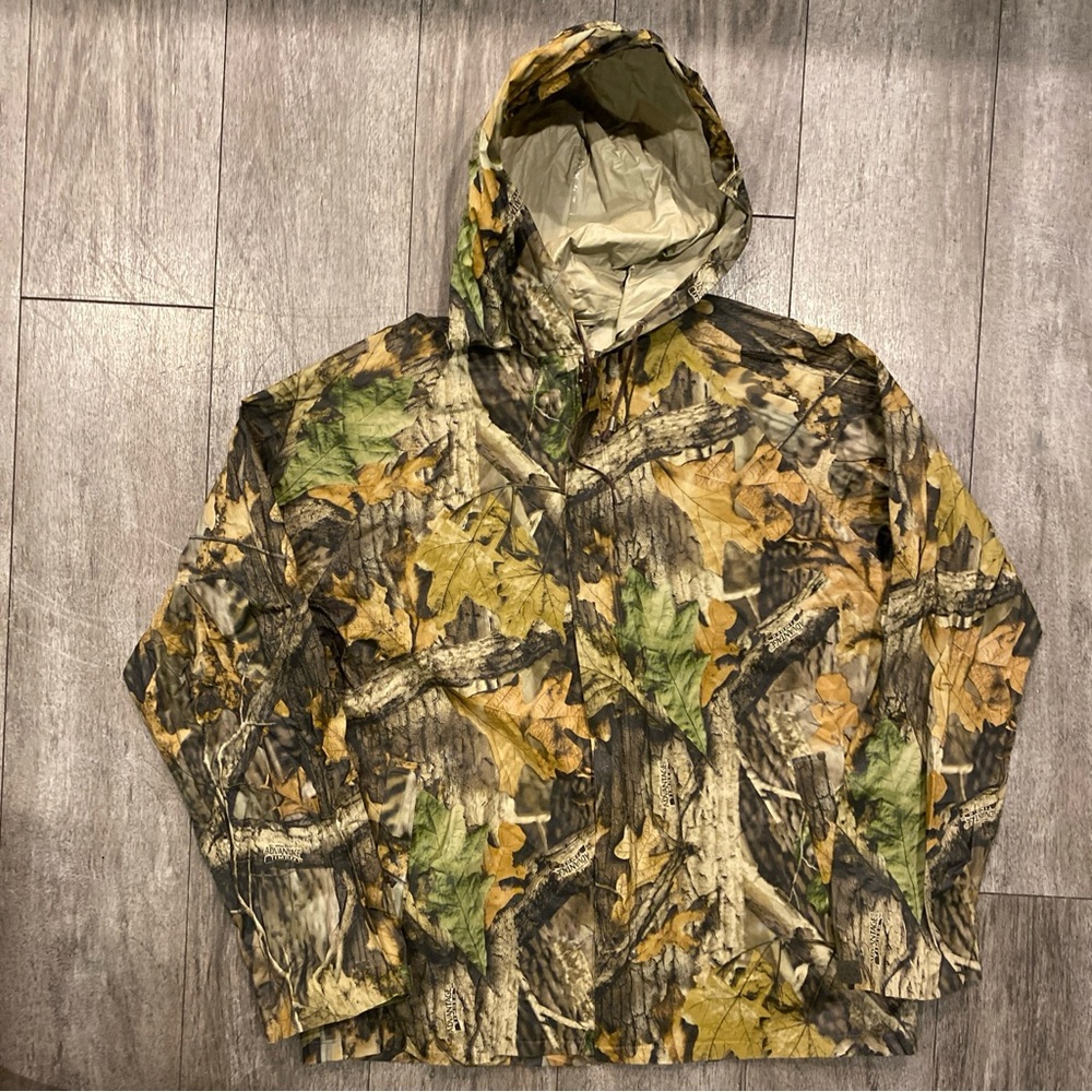 Advantage Camo Jacket Hunting XL Measurement Green Good Condition